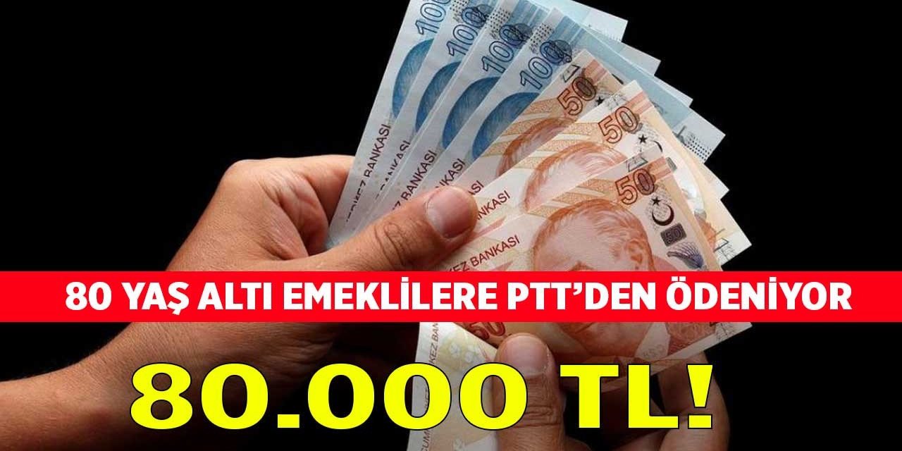 PTT'den Emeklilere Özel 80.000 TL Kredi Kampanyası Haberi