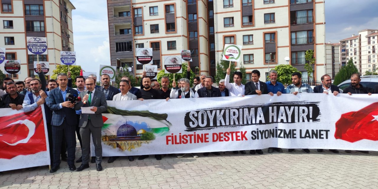 Şırnak'ta Filistinliler için gıyabi cenaze namazı kılındı