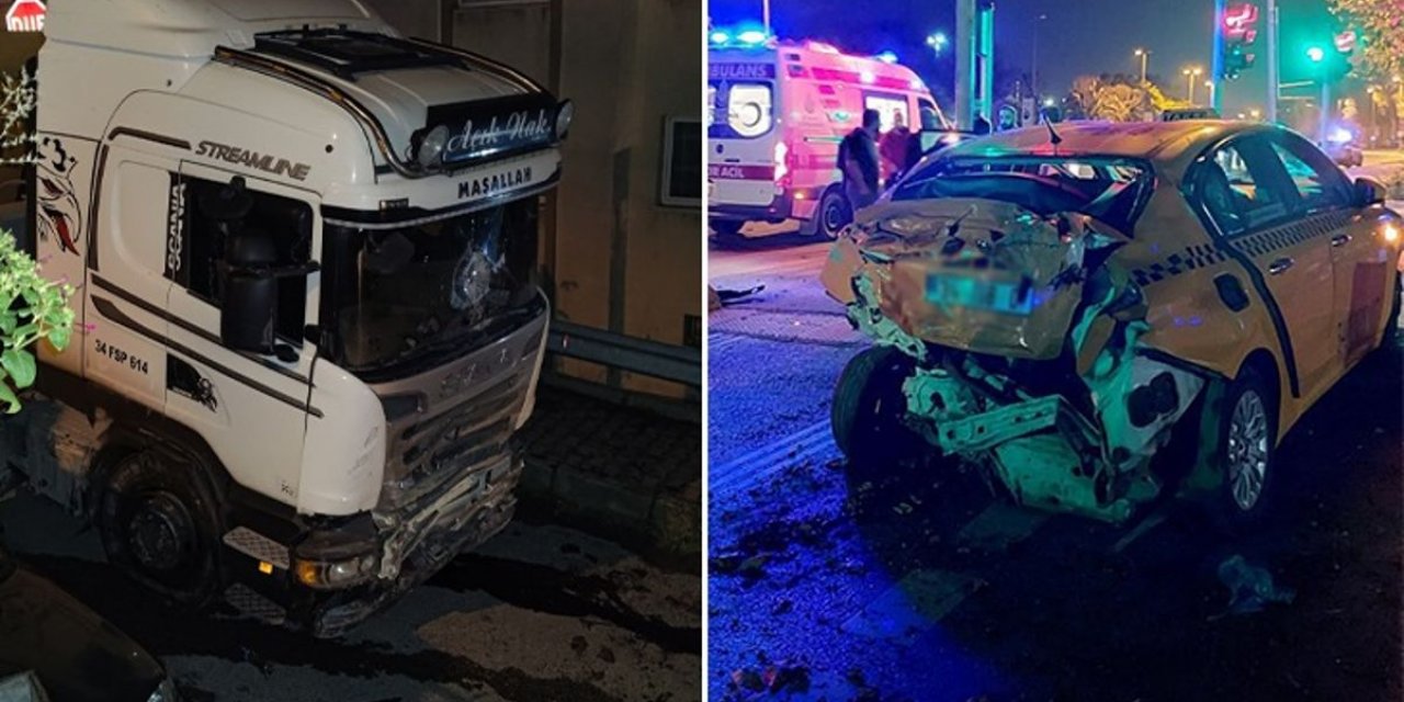 Alkollü Kamyon Sürücüsü 14 Aracı Ezdi 2 Polis Yaralandı