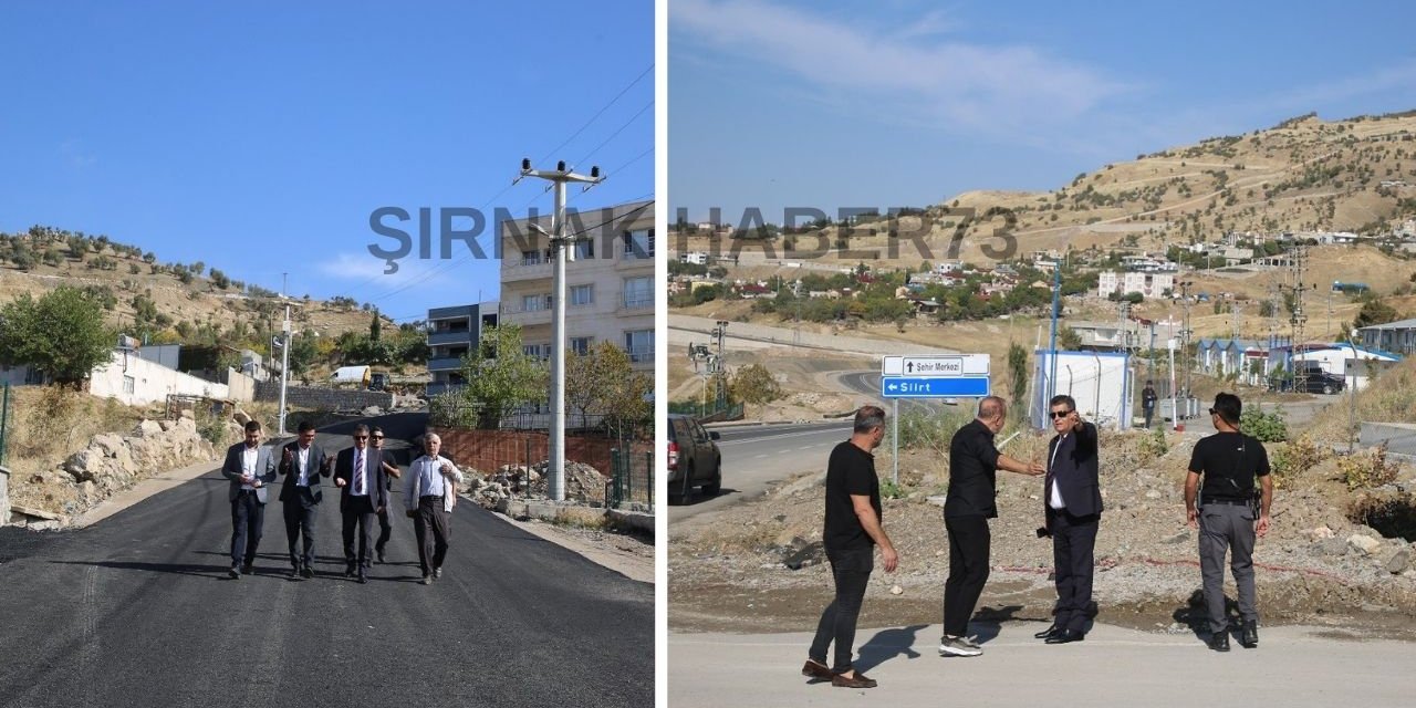 Başkan Yarka, Şırnak Belediyesi Tarafından Yapılan Çalışmaları Denetledi