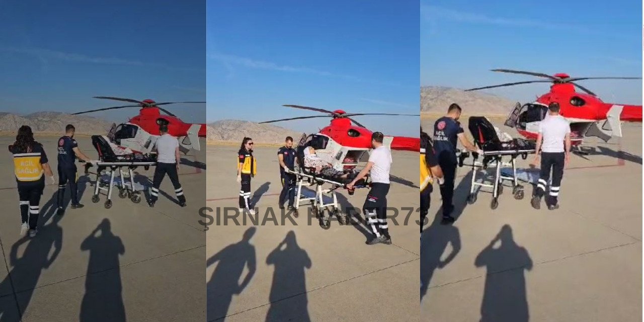 Ambulans Helikopter 71 Yaşındaki Hasta için Havalandı