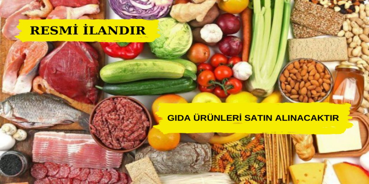 Gıda Ürünleri Satın Alınacaktır