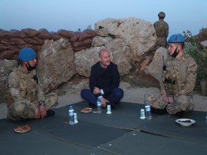 Bakan Soylu namaz dağında iftarını açtı