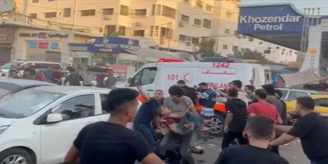 İsrail bu defa Kudüs Hastanesi'ni vurdu!