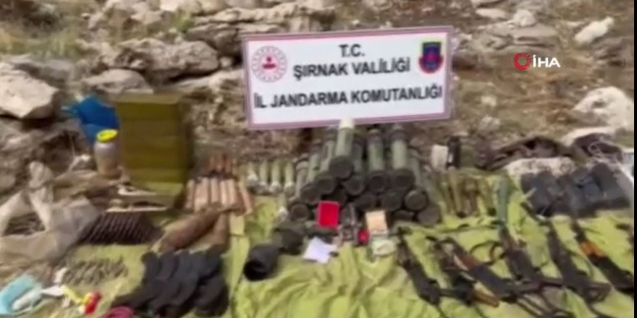 Şırnak'ta PKK/KCK'ya Operasyon Çok Sayıda Silah ve Mühimmat Ele Geçirildi