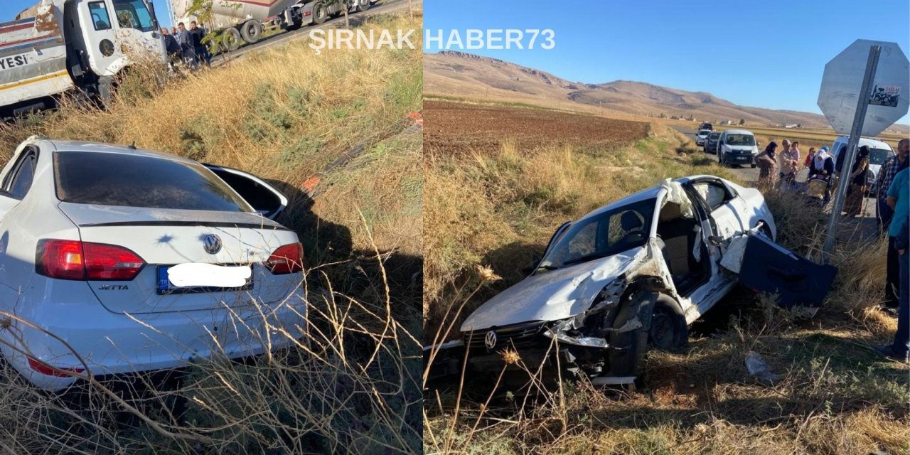 Mardin yolunda kaza 4 kişi yaralandı!