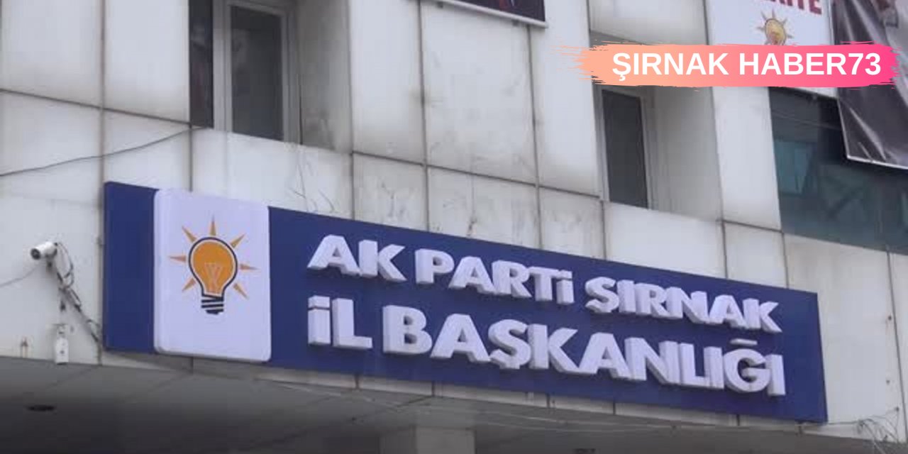 Şırnak'ta Ak Parti'nin İlk Belediye Başkan Aday Adayı Belli Oldu!