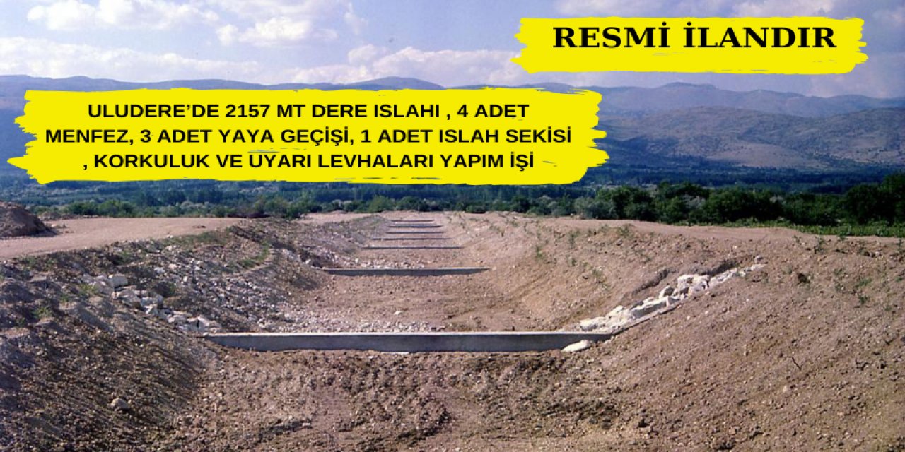 DERE ISLAHI YAPIM İŞİ