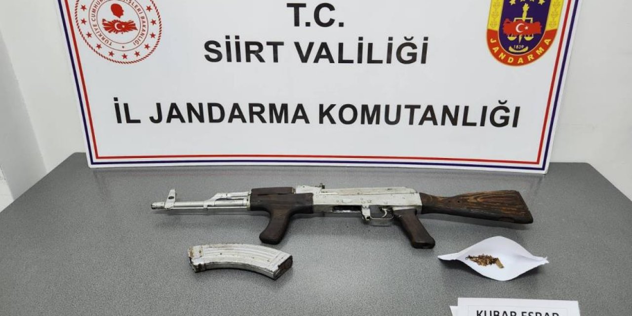 Siirt'te bir iş yerinde uzun namlulu silah ve uyuşturucu ele geçirildi: 2 gözaltı