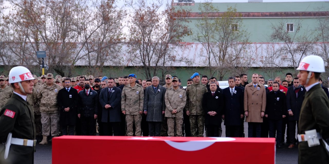 Şırnak'ta Şehit Asker İçin Uğurlama Töreni Düzenlendi