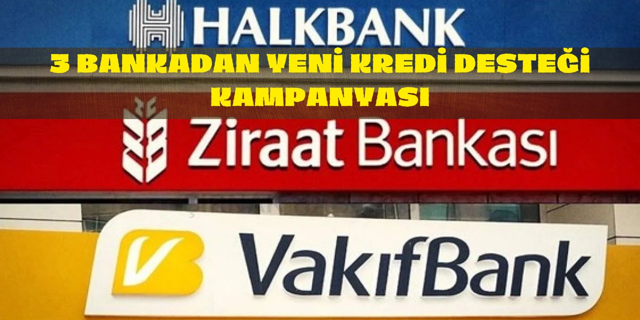 Acil Nakit İhtiyacı Olanlara Müjde: Ziraatbank, Vakıfbank ve Halkbank'tan Yeni Kampanya; 45 Bin Liraya Kadar Kredi İmkanı