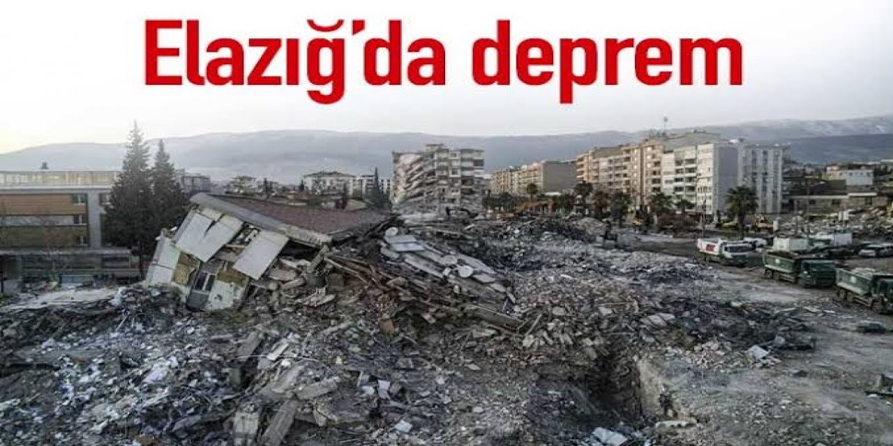 Elazığ'da deprem meydana geldi