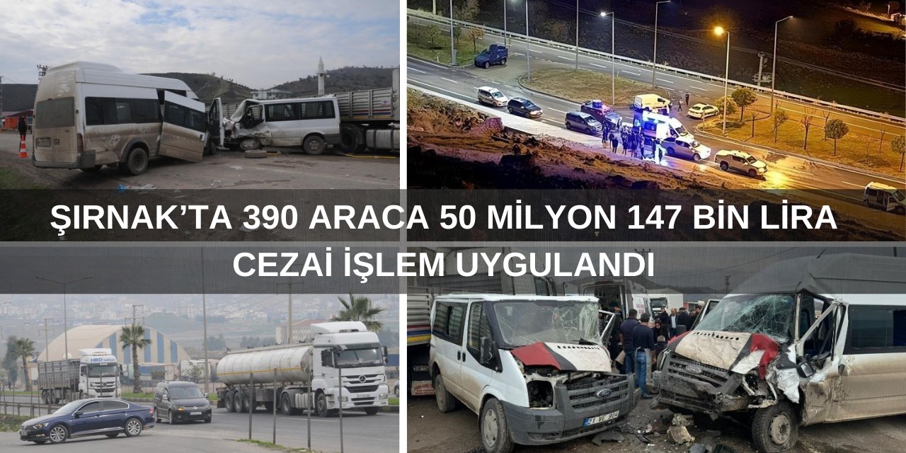 Şırnak'ın 2023 Yılı Trafik Bilançosu Açıklandı: 6 Kişi Hayatını Kaybetti 546 Kişi Yaralandı