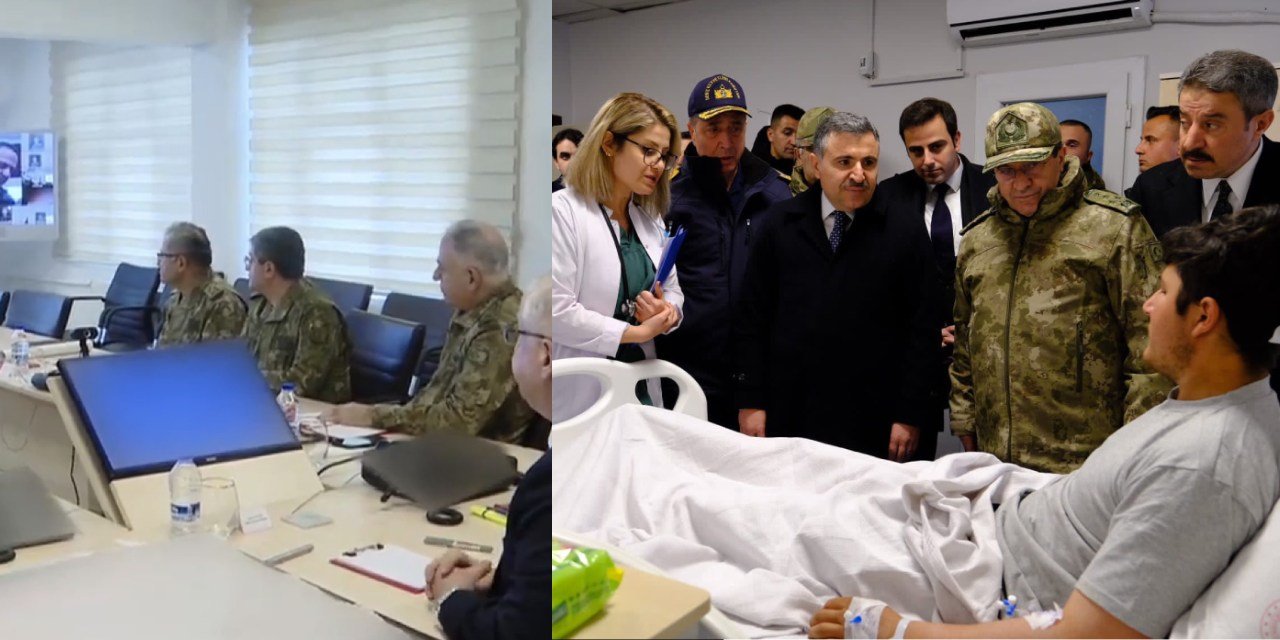 Bakan Güler, Şırnak’ta operasyon hakkında bilgi aldı, yaralı askerleri ziyaret etti