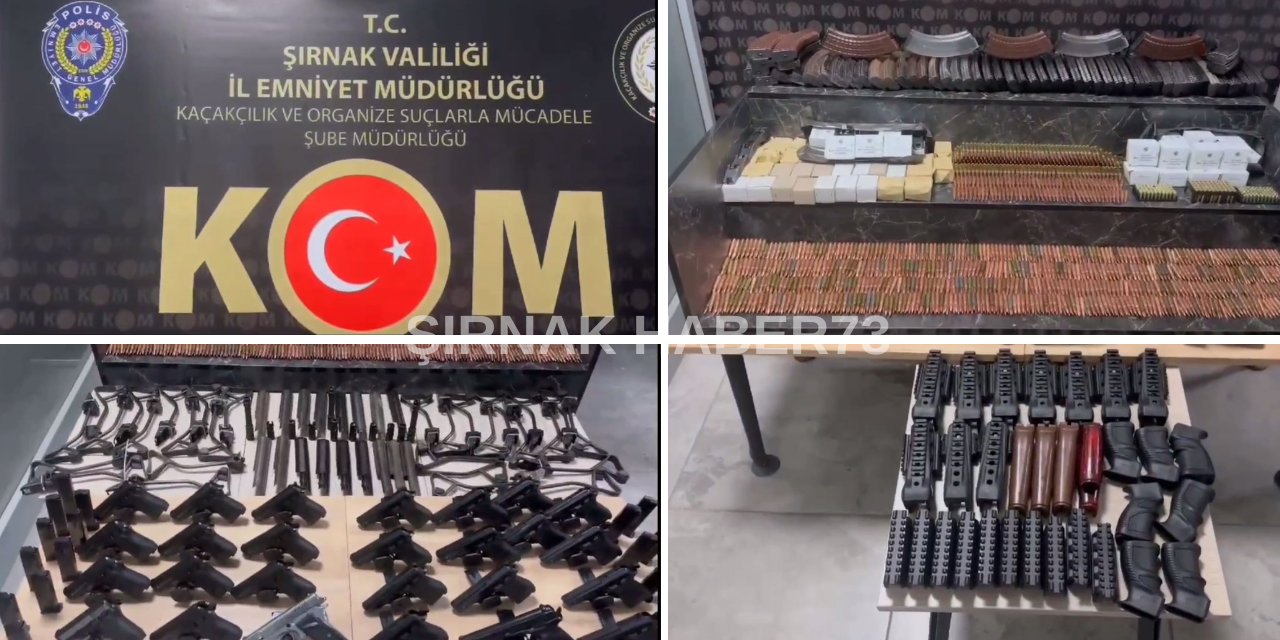 Şırnak'ta silah kaçakçılarına büyük darbe: 1 Kişi Gözaltına Alındı