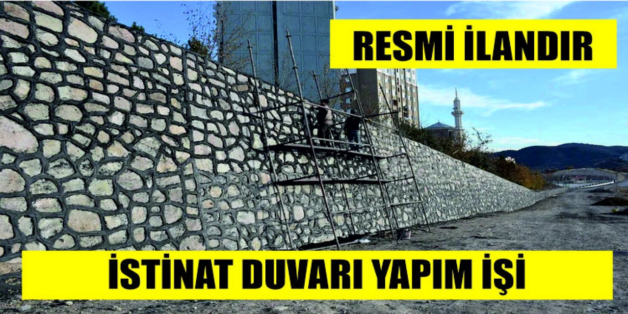 ŞIRNAK İLİ BEYTÜŞŞEBAP İLÇESİ ILICAK KÖYÜ 3 METRELİK İSTİNAT DUVARI YAPIM İŞİ