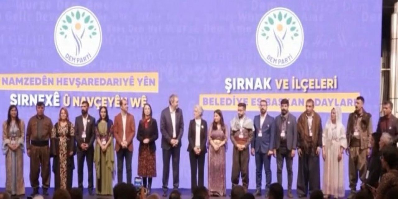 DEM Parti Şırnak Belediye Başkan Adayları Açıklandı