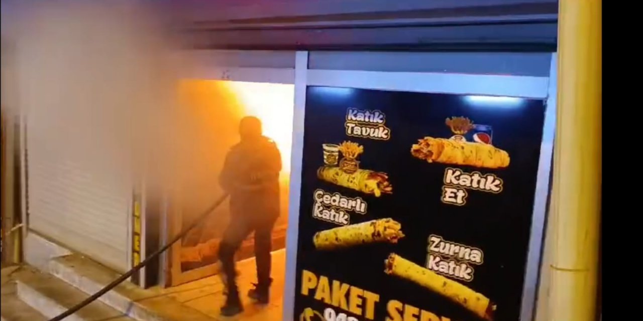 Şırnak’ta Döner Salonu'nda Yangın Paniği