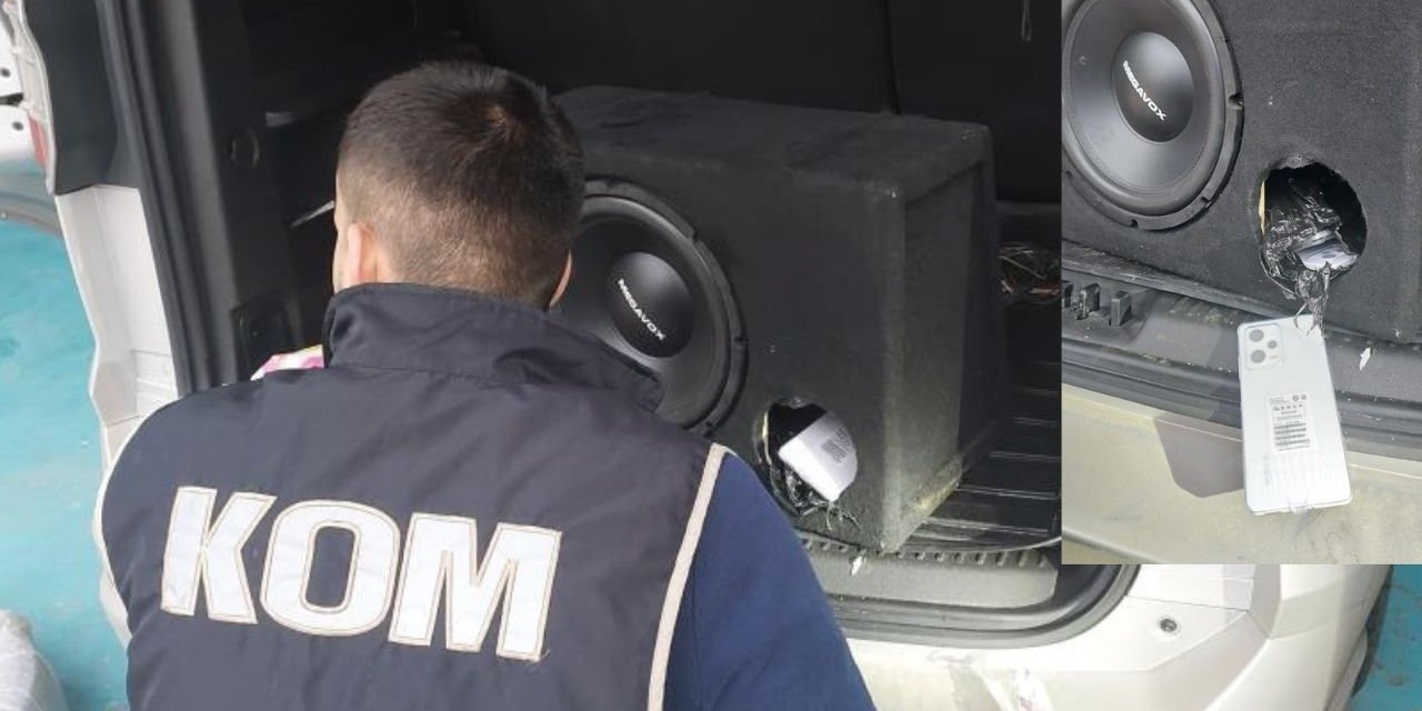 Hoparlöre Saklanmış 250 Bin Lira Değerinde Kaçak Telefon Ele Geçirildi