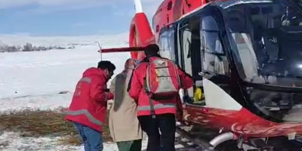 Ambulans Helikopter 31 Yaşındaki Hasta İçin Havalandı