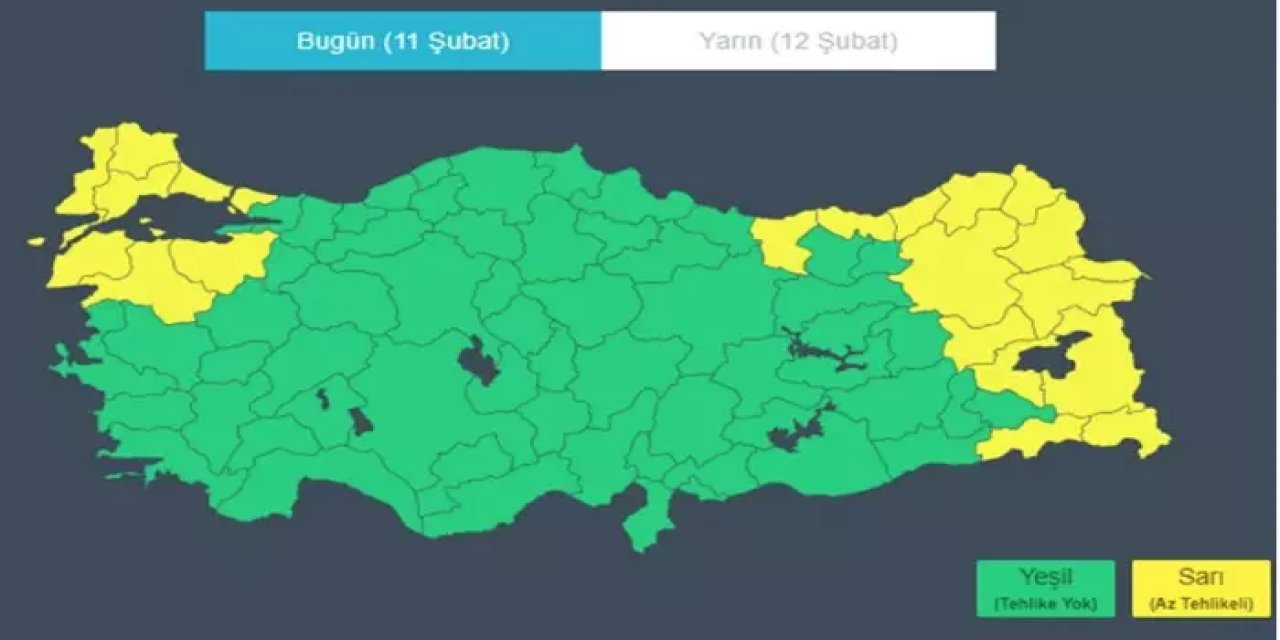 Meteoroloji’den Uyarı: Şırnak Dahil 21 İl İçin Sarı Kodlu Uyarılar Yapıldı