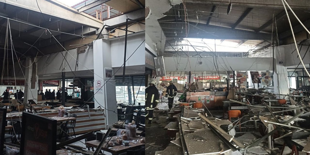 Ünlü restoran zincirinin şubesinde tavan çökünce onlarca kişi ölümden döndü