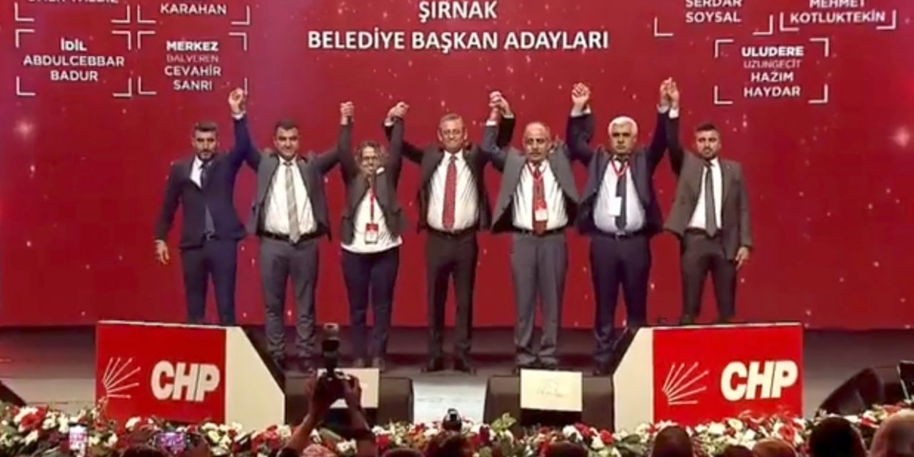 CHP Şırnak, ilçe ve belde belediye başkan adaylarını tanıttı