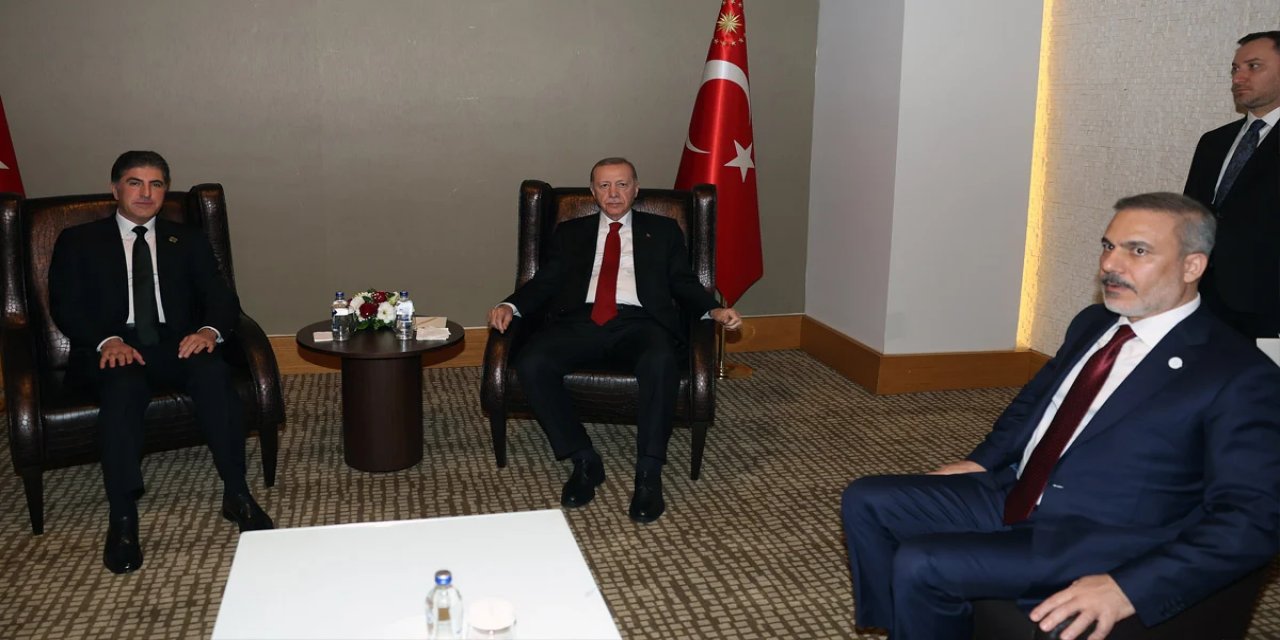 Cumhurbaşkanı Erdoğan, Başkan Barzani ile Görüştü