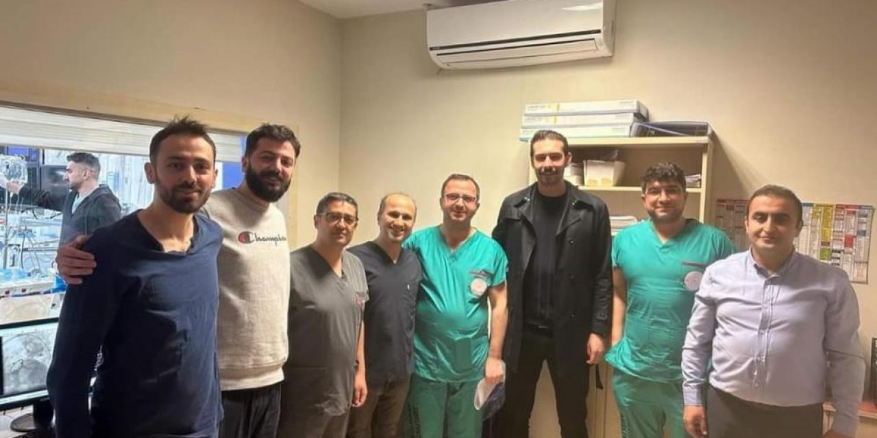Siirt'te kalp deliği olan hasta, ameliyatsız tedavi edildi