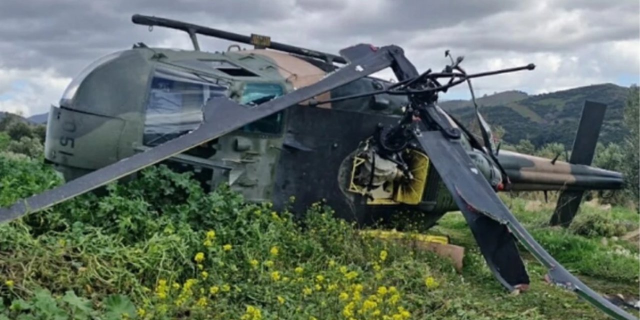 Askeri helikopter zorunlu iniş yaptı: 1 kişi yaralandı