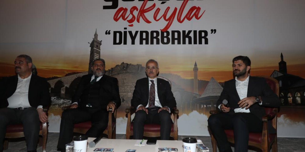Ulaştırma ve Altyapı Bakanı Uraloğlu: Diyarbakır’a hızlı tren getireceğiz