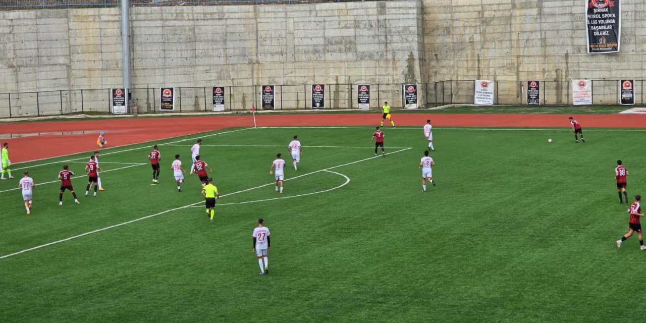 Şırnak Petrol Spor- Diyarbakır Spor Maçında 3’üncü Gol Geldi
