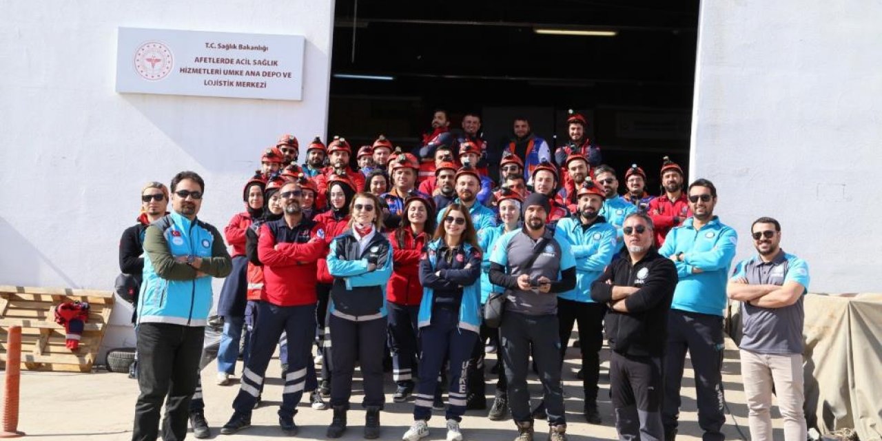 Diyarbakır UMKE ekibi bu yılın ilk tatbikatını gerçekleştirdi