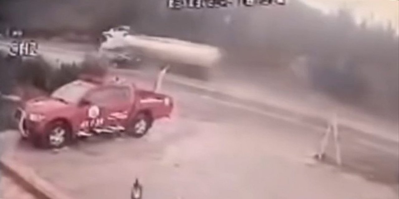 Otomobil İle Yakıt Tankeri Çarpıştı, Sürücü Ağır Yaralandı