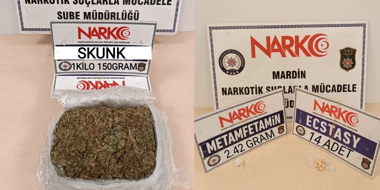 Mardin'de uyuşturucu operasyonu: 3 tutuklama