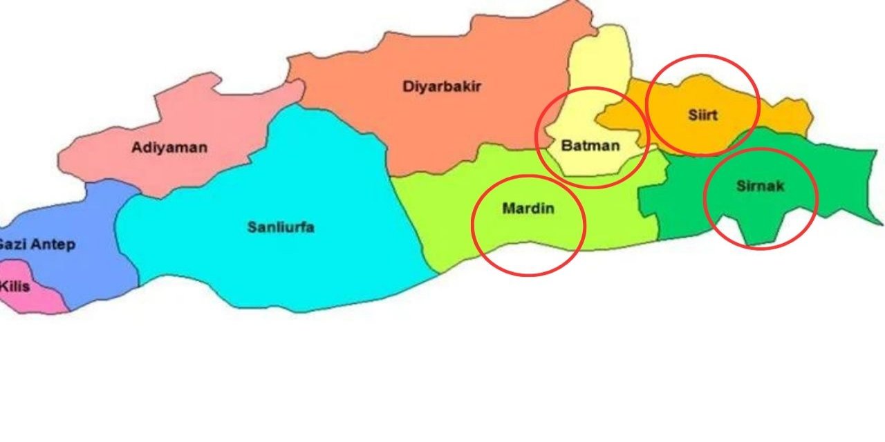 Veriler Açıklandı: Şırnak, Mardin, Batman ve Siirt Son Sırada Yer Aldı