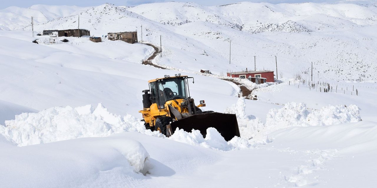 Muş, Bitlis ve Van'da 29 köy yolu kardan kapandı