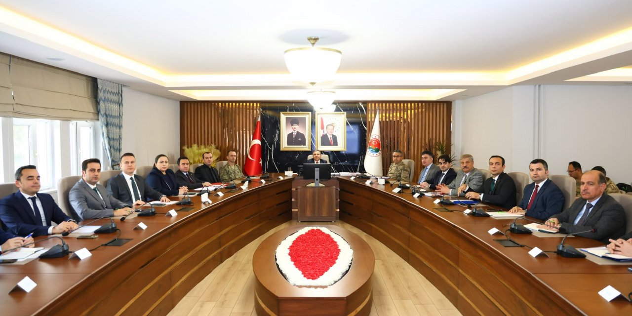 Şırnak’ta Seçim Güvenliği Toplantısı Yapıldı