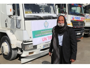 Şanlıurfa'dan Barış Pınarı Harekatı bölgesine bir tır un gönderildi
