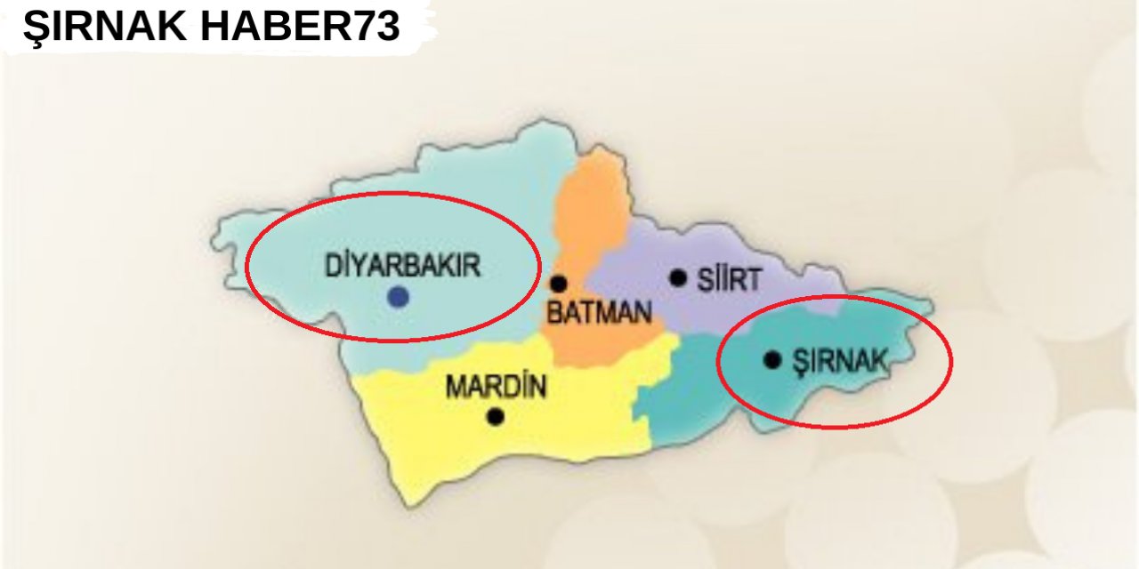 Şırnak'ın 3 ve Diyarbakır'ın 4 İlçesinde Bulunan Vatandaşlar O Saatlere Dikkat! Uyarı Yapıldı!