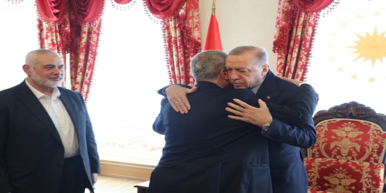 Cumhurbaşkanı Erdoğan Hamas Liderleri İle Görüştü