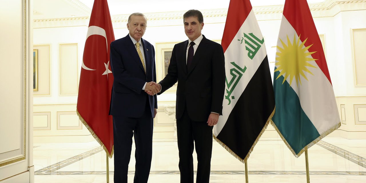 Cumhurbaşkanı Erdoğan, Neçirvan Barzani ve Mesrur Barzani ile basına kapalı görüştü