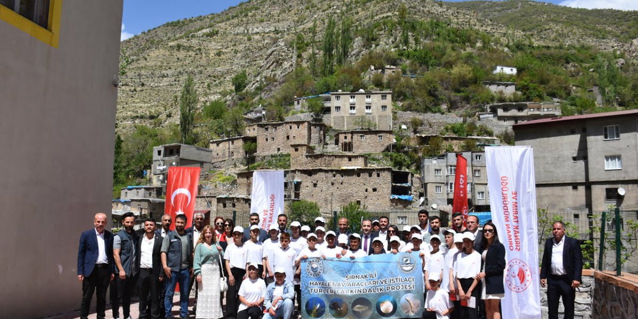 Şırnak'ta "Hayalet Av Araçları ve İstilacı Türler Farkındalık Projesi" programı düzenlendi