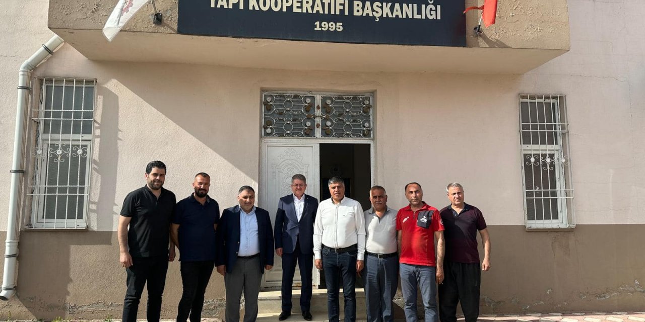 Cizre TSO yönetimi Küçük Sanayi Sitesi Başkanı Geleri'ye ziyarette bulundu