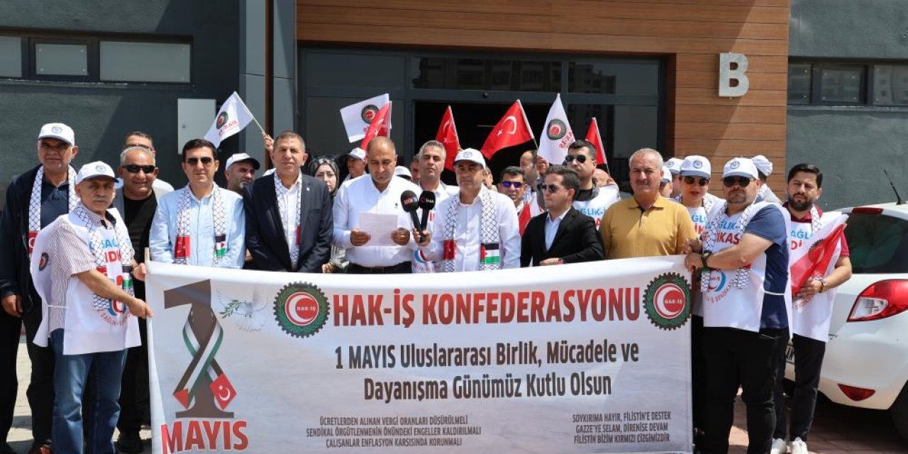 Diyarbakır’da Öz-Sağlık Sendikası 1 Mayıs’ı kutladı