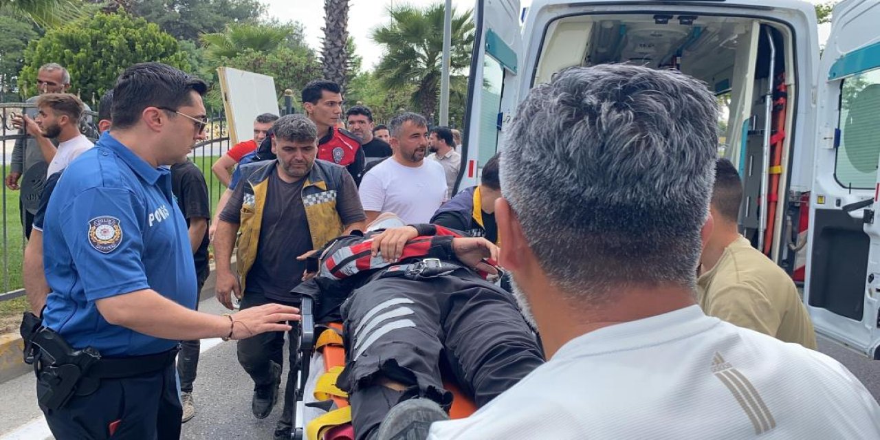 Yunus polisleri kaza yaptı: 2 polis yaralı