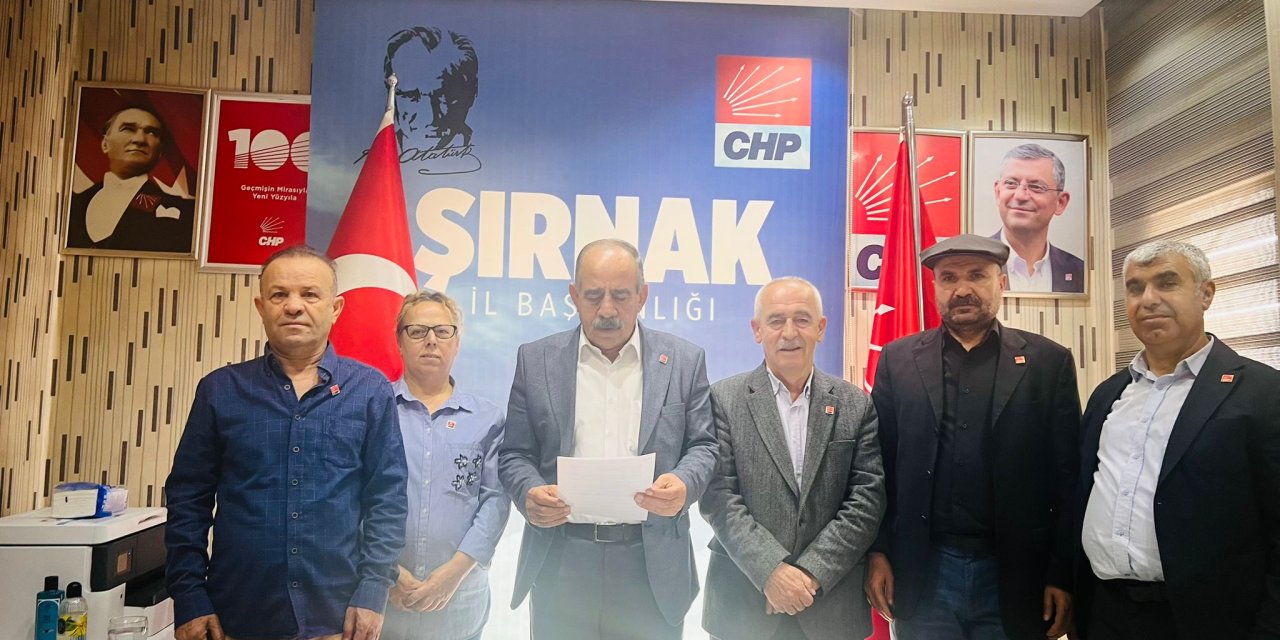 CHP Şırnak İl Başkanı Namdar’dan Emeklilere Çağrı! Namdar; “Emeklilerimizi Tandoğan Meydanına bekliyoruz”