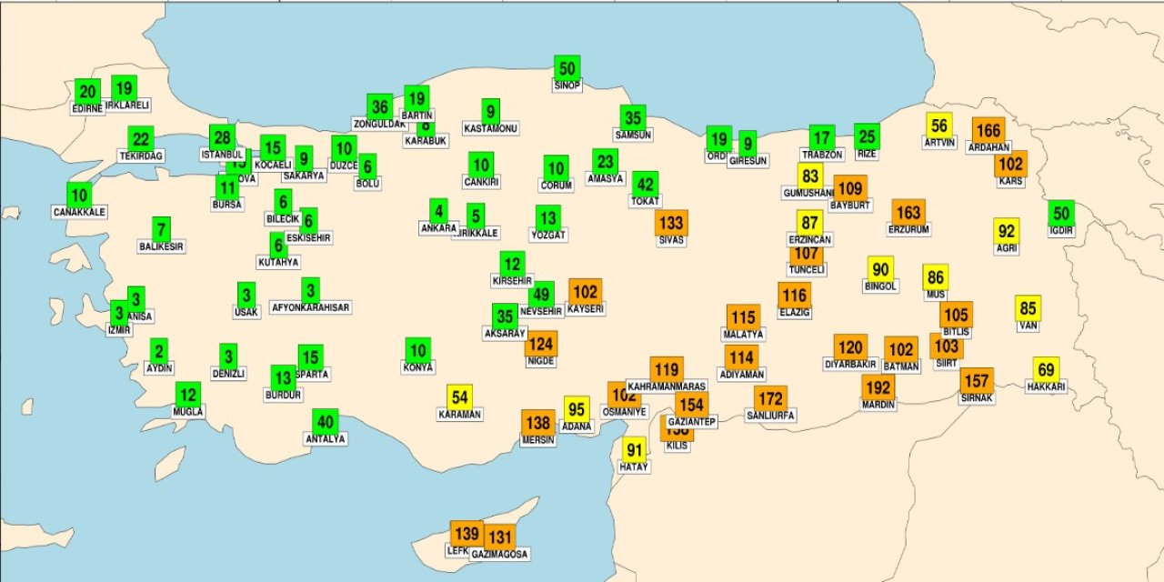 Şanlıurfa, Gaziantep, Kilis, Mardin ve Şırnak’ta Yaşayan Vatandaşlar Dikkat! Pazartesi Salı Günlerine Dikkat