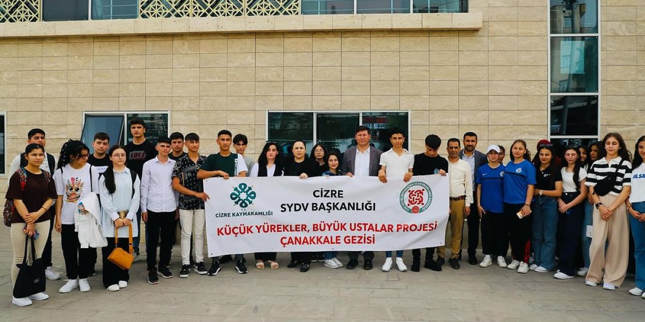 Cizre’de ‘Küçük Yürekler, Büyük Ustalar’ Projesi! 36 Genç Çanakkale’ye Gönderildi