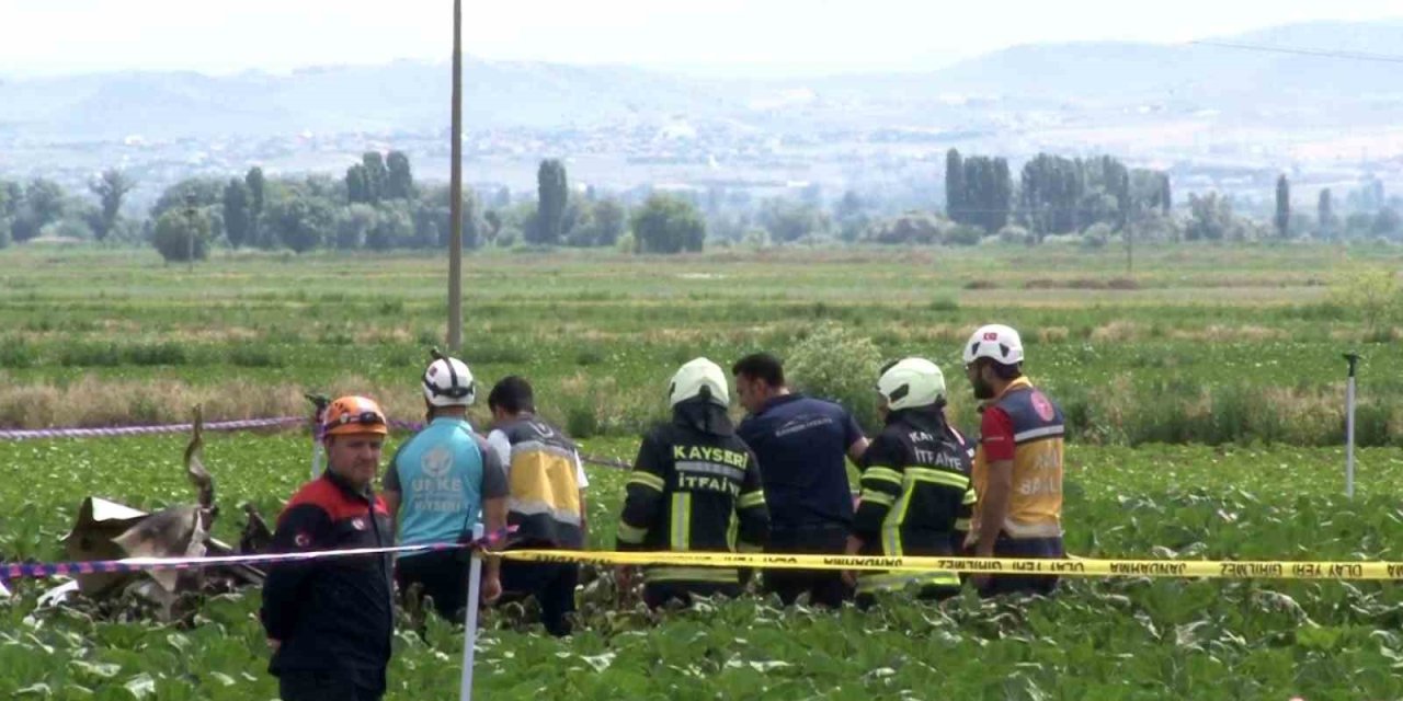 Kayseri'de Eğitim Uçağı Düştü! 2 Pilot Şehit Oldu